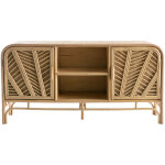Miliboo - buffet vintage en rotin 2 portes l150 cm galon Miliboo - buffet vintage en rotin 2 portes l150 cm galon