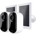 Arlo - bundle essential2 2k outdoor camera 2 - pack + 2 - solar panel vmk3250 - 100eus ip - set pour ...