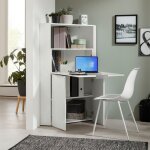 Bureau d'angle 70x70 pliable peu encombrant dalia ii