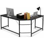 Goplus - bureau d'angle ordinateur en forme l - 167, 5x125, 5x73, 5cm - capacit de charge 100kg - bureau ...