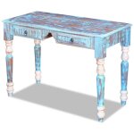 Vidaxl - bureau bois de rcupration massif