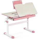 Bureau enfants charge 80kg - table r�glable en hauteur - plateau inclinable & support de livre & tiroir ...