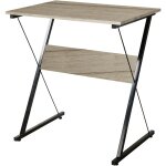 Nordlys - bureau informatique pliable industriel bois