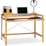 Relaxdays - bureau informatique table ordinateur en bambou moderne emplacement clavier hxlxp: 76, 5 x ... Relaxdays - bureau informatique table ordinateur en bambou moderne emplacement clavier hxlxp: 76, 5 x ...