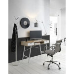 Bureau en mlamine et mtal 2 tiroirs, moment