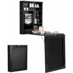 Costway - bureau mural rabattable, table murale pliable avec compartiments intégrés et plateau inscriptible, ... Costway - bureau mural rabattable, table murale pliable avec compartiments intégrés et plateau inscriptible, ...