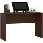 Akord - bureau d'ordinateur b17 weng 120 cm couleur weng 120x50x79 cm