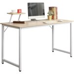 Bureau d'ordinateur table informatique avec �tag�re de rangement 100x50cm postes de travail meuble de ...