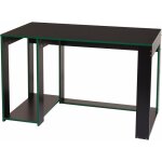 Décoshop26 - bureau table de bureau pour ordinateur 120x60x76cm en mdf noir vert 040001452 Décoshop26 - bureau table de bureau pour ordinateur 120x60x76cm en mdf noir vert 040001452