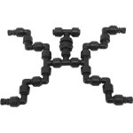 Buse de brumisation r�glable 360� pour serres, terrariums et animaux - syst�me brumisateur � 4 t�tes ...