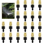 Ersandy - buse de pulv�risation en laiton 20 pcs pulv�risateur d'arrosage en laiton ajustable buse t�te ...