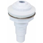 Buse de refoulement pour piscine hors sol avec connecteur pour tuyau 32 et 38 mm - blanc
