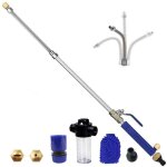 Buse de tuyau haute pression avec canon � mousse pour l'arrosage automatique des fen�tres, tuyau d'eau ...