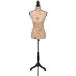 Buste de couture marron. mannequin femme. id�al pour la couture mais aussi pour la d�coration int�rieure ...