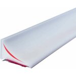 Bute d'eau de douche 200 cm pour porte de douche sans cadre, seuil de douche en silicone pour sol de ...