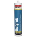 Butyrub - mastic plastique pour joints � faible mouvement - soudal - cartouche de 300 ml noir