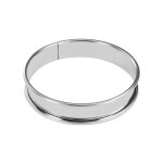 De buyer - cercle � tarte bord roul� 8 cm en inox