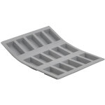 De buyer - moule pour 15 mini financier en silicone elastomoules