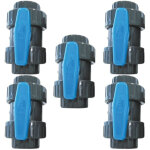 Bwt - pack de 5 vannes à sphère pvc pression femelle à coller diamètre 50 mm Bwt - pack de 5 vannes à sphère pvc pression femelle à coller diamètre 50 mm