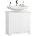 Sobuy - bzr108 - ii - w meuble sous lavabo de salle de bain, meuble sous vier, meuble sous vasque, meuble ...