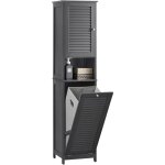 Sobuy bzr124 - dgmeuble colonne de salle de bain, placard armoire toilette haute, meuble de salle de ...