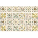 C)carrelage adh�sif 20x20 style industriel credence adhesive pour cuisine brique, 24 pcs stickers muraux ...