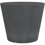 C - cone 30, vase / pot de fleurs / pot de plantes, rond, en plastique couleur : stony black, 28. 5 cm ... C - cone 30, vase / pot de fleurs / pot de plantes, rond, en plastique couleur : stony black, 28. 5 cm ...