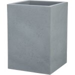 Scheurich - c - cube high 54, vase / pot  fleurs / jardinire, carr, coloris: stony grey, fabriqu ...