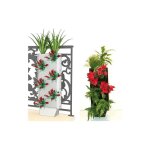 Indoor discount - kit 12 plantes - h87x33l - clture vgtal avec pied 1 face - c - green