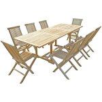 C&l jardin - ensemble salon de jardin en teck amara 8 chaises C&l jardin - ensemble salon de jardin en teck amara 8 chaises