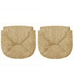 Mediawave store - c2000 set 2 pcs siège remplacement paille naturelle pour chaise marocca 35x41cm Mediawave store - c2000 set 2 pcs siège remplacement paille naturelle pour chaise marocca 35x41cm