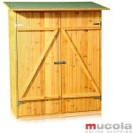 Melko - cabane � outils cabane � outils xxl cabane � outils armoire de jardin, en bois, marron, 162 x ...