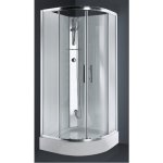 Novellini - cabine de douche 1 / 4 de rond carat 90x90 cm thermostatique