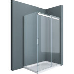 Doporro cabine de douche 90x120 paroi de douche avec porte coulissante ravenna17 90x120x195cm montage ...