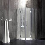 Kiamami valentina - paroi de douche 90x90 en verre 6 mm sans structure london