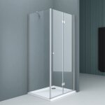 Doporro cabine de douche en angle 90x120x190 montage r�versible paroi de douche design ravenna27k en ...