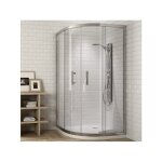 Decohor - cabine de douche anguler semi - circulaire (quart de cercle) 80x80 transparent