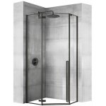 Rea - cabine de douche diamond black mat 100x100