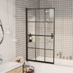 Cabine de douche esg 80x140 cm noir