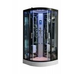 Desineo - cabine de douche hammam lutece 100 x 100 cm full options