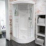 Jamais utilis ] - cabine de douche intgrale arrondie, 90 x 90 cm, cabine de douche complte, coloris ...