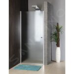 Aqualine - cabines de douche - porte de douche pilot, 1000 mm, aluminium brillant / verre brick pt100 ... Aqualine - cabines de douche - porte de douche pilot, 1000 mm, aluminium brillant / verre brick pt100 ...
