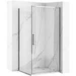 Cabine de douche rea rapid swing chrome 90x100