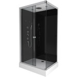 Cabine de douche rectangle 110x80x215cm - raven