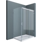 Doporro cabine de douche 90x150x195cm montage rversible paroi de douche ravenna17 - 2k en verre transparent ...