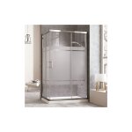 Tegler - cabine de douche rectangulaire 2 portes coulissantes sérigraphie 70x90cm Tegler - cabine de douche rectangulaire 2 portes coulissantes sérigraphie 70x90cm