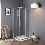 Cabine de douche en verre luna 80x80xh185 cm