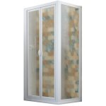 Forte - cabine parois de douche saloon 90x70 ouv. 70 cm h 87 en acrylique mod. delta duo