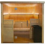 Cabine de sauna harvia 206 x 203, 3 x 202 cm 3 ou 4 personnes pole  sauna fournis