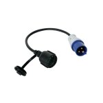 Cable adaptateur avec prise schuko vers fiche cee terre allemande eceea2 - g ri14706